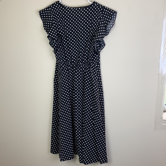 Ruffle sleeve polka dot summer dress - Picture 5 of 5